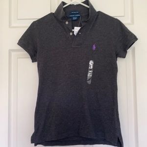 Ralph Lauren Charcoal Grey Polo Size Small NWT